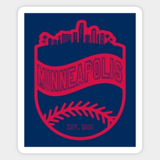 Minneapolis Baseball 01 Magnet